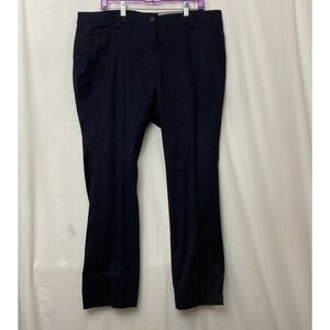 New With Tags Talbots Women's Petite Blue Straight-Leg Chino Pants - SZ 16WP